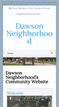 Mobile Screenshot of dawsonneighborhood.org